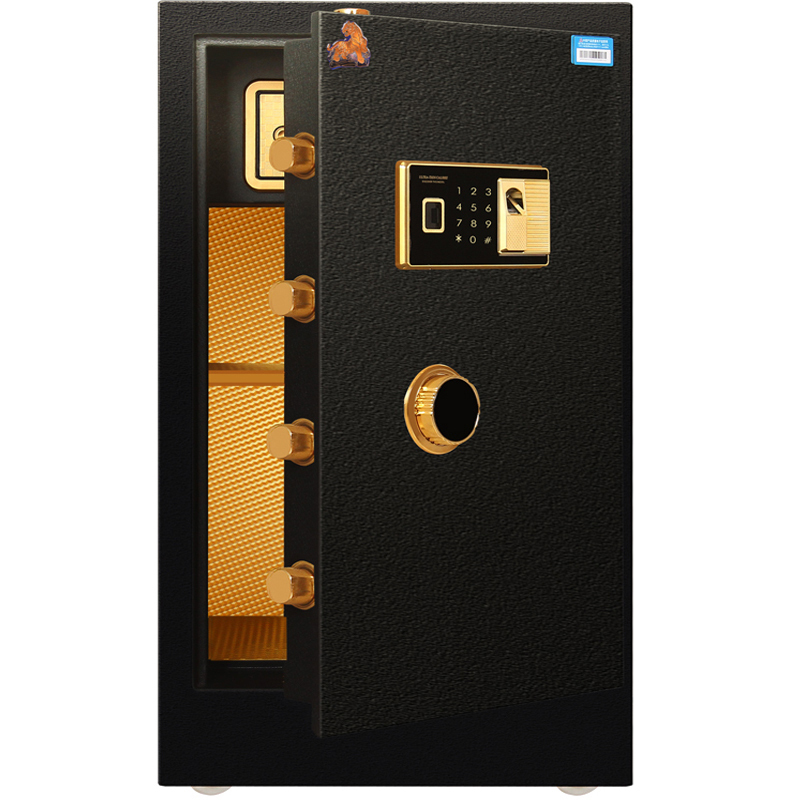 虎牌指纹密码BGX-M/D-60Z保险柜办公60厘米高保险箱家用可入墙金刚黑