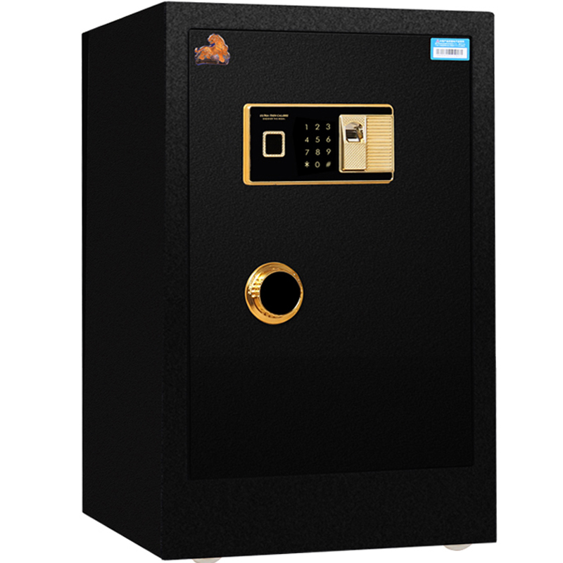 虎牌指纹密码BGX-M/D-60Z保险柜办公60厘米高保险箱家用可入墙金刚黑