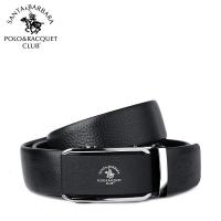 圣大保罗 磨砂自动扣皮带男真皮头层牛皮年轻人休闲男士腰带正品 2019新款 正品 学生礼物 新年礼物