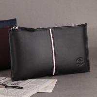 圣大保罗POLO男士手真皮手拿真皮大容量夹钱2019新款 2019新款 正品 学生礼物 新年礼物