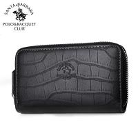 圣大保罗POLO 鳄鱼纹汽车钥匙套钥匙轿车钥匙扣壳男款真皮通用 2019新款 正品 学生礼物 新年礼物