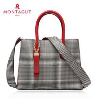 梦特娇包包女2019新款时尚宽带斜挎包冬季女包复古格子手提单肩包 2019新款 正品 学生礼物 新年礼物