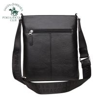 圣大保罗POLO 头层牛皮男包 竖款软皮单肩斜挎包 公文包 2019新款 正品 儿童节礼物 新年礼物