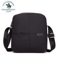 圣大保罗POLO斜挎包男单肩斜挎背包休闲帆布小挎包牛津纺尼龙布包 2019新款 正品 儿童节礼物 新年礼物