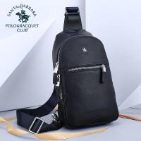 圣大保罗POLO男士胸包斜挎包2019潮休闲单肩包小运动包背包 2019新款 正品 儿童节礼物 新年礼物