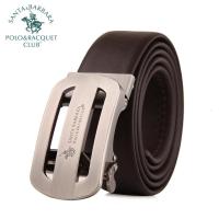 圣大保罗Polo皮带男头层牛皮韩版英伦商务潮人腰带自动扣 2019新款 正品 儿童节礼物 新年礼物