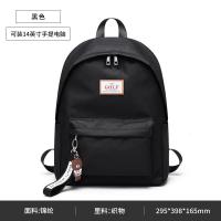 GOLF双肩包男女大学生简约森系书包ins百搭时尚潮背包女帆布小包 2019新款 正品 儿童节礼物 新年礼物