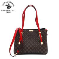 圣大保罗 时尚欧美印花手提女包单肩斜挎包老花包包新款2019正品 2019新款 正品 儿童节礼物 新年礼物