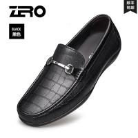 Zero零度商务休闲鞋男士2020春季新款套脚英伦百搭男鞋牛皮鞋新款 正品 学生礼物 新年礼物