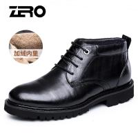 Zero零度棉靴冬季新款英伦潮流高帮加绒加棉大头靴马丁靴厚底靴子新款 正品 学生礼物 新年礼物