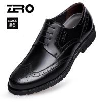 Zero零度皮鞋男新款男鞋英伦潮流布洛克商务休闲皮鞋大头鞋男新款 正品 学生礼物 新年礼物