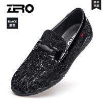 Zero零度豆豆鞋软皮男鞋透气英伦头层羊皮驾车鞋套脚休闲皮鞋新款 正品 学生礼物 新年礼物