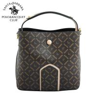 圣大保罗 手提包时尚印花单肩斜挎宽肩带女包新款2020水桶包妈妈新款 正品 学生礼物 新年礼物