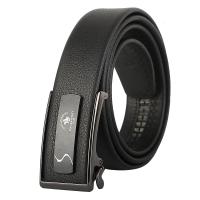 圣大保罗polo 男士皮带男自动扣牛皮正装裤腰带正品2019新款新款 正品 学生礼物 新年礼物