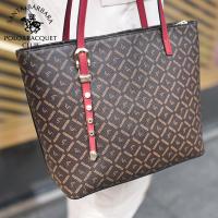 圣大保罗2019新款包包女老花时尚欧美印花手提女包单肩包大托特包新款 正品 学生礼物 新年礼物