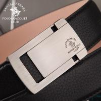 圣大保罗男士皮带板扣头层牛皮腰带男正品礼盒装裤带皮带新款 正品 学生礼物 新年礼物