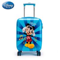 迪士尼儿童拉杆箱学生方形旅行箱18卡通万向轮男女童宝宝行李箱硬壳拉杆箱差旅箱登机箱新款 正品 儿童节礼物 新年礼物