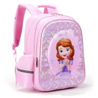 迪士尼小学生儿童书包1-3三年级镭射女孩可爱苏菲亚公主双肩背包新款 正品 儿童节礼物 新年礼物