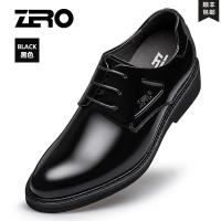 Zero零度皮鞋男时尚英伦系带男士商务正装鞋内增高婚鞋德比鞋新款 正品 情人节礼物 新年礼物