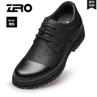 Zero零度男鞋春季新款低帮男士商务休闲鞋英伦大头内增高皮鞋新款 正品 情人节礼物 新年礼物