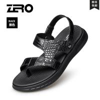 Zero零度凉鞋男士透气2020夏季新款防滑耐磨拖鞋休闲鞋鳄鱼皮新款 正品 情人节礼物 新年礼物