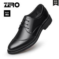 Zero零度春季男士商务正装男鞋鞋低帮婚鞋英伦韩版时尚小皮鞋新款 正品 情人节礼物 新年礼物