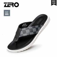 Zero零度拖鞋男2020夏季新款室外男士休闲外穿人字拖个性潮鞋新款 正品 情人节礼物 新年礼物