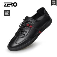 Zero零度板鞋男休闲皮鞋春夏季新款韩版潮流小白鞋免系带男鞋新款 正品 情人节礼物 新年礼物