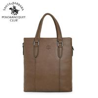 圣大保罗 小牛皮简约单肩商务男士手提包斜挎男包公文包新款新款 正品 情人节礼物 新年礼物