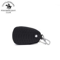 圣大保罗 鳄鱼纹牛皮汽车钥匙包多功能拉链锁匙包通用男女式新款 正品 情人节礼物 新年礼物