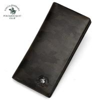 圣大保罗男士钱包票夹头层牛皮迷彩皮夹超薄韩版商务休闲新款 正品 情人节礼物 新年礼物