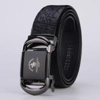 圣大保罗皮带男潮时尚年轻人自动扣头层牛皮腰带正品裤带新款 正品 情人节礼物 新年礼物