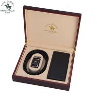 圣大保罗皮带钱包套装头层牛皮男士腰带礼盒装裤带父亲节新款 正品 情人节礼物 新年礼物