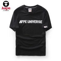 AAPE Aape2016春夏新款潮牌猿人头打底衫男女休闲情侣装韩版宽松百搭舒适圆领短袖T恤8270