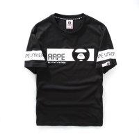 AAPE Aape春夏新款潮牌猿人头 简约印花男女休闲韩版情侣装宽松舒适圆领短袖T恤8218