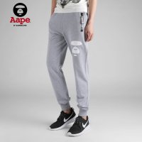 AAPE2016秋冬新款潮牌猿人头长裤男士休闲韩版百搭薄款修身运动卫裤88...