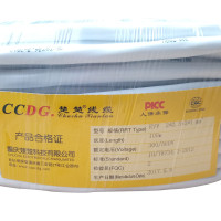帮客材配 家用空调电线 楚楚电线 2芯1.5平方+3芯0.75平方组合铜芯 单价506元/圈 起售数量4圈 免费送货楼下