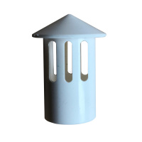 帮客材配 安居士 中央空调排气帽 白色 PVC φ25 0.4元/个 单个销售