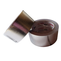 帮客材配 安居士 铝箔玻纤胶布 宽5厘米 长度17米左右  5.5元/个 36个/箱 单个销售 3箱免邮