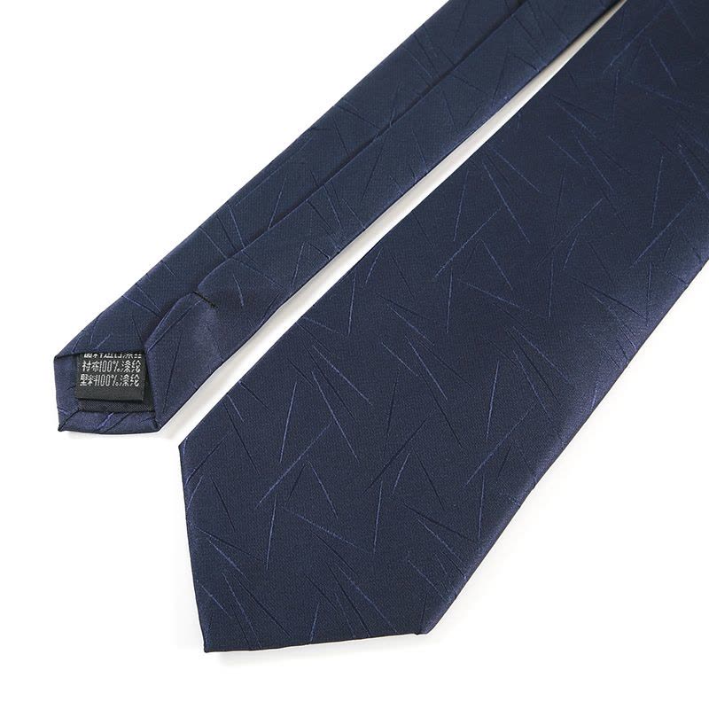 领带 培罗蒙正装衬衫领带男士上班领带不规则条纹蓝色领带商务休闲领带ELD7110图片