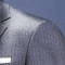 西服套装 培罗蒙2017秋季双开叉灰色中年男士商务休闲职业装西装ETZB7360