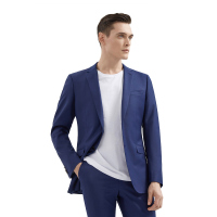 BAROMON/培罗蒙春秋新款羊毛西装青年男士商务正装修身职业装男装西服套装培羅蒙ETZAH9310