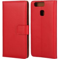 iCoverCase 华为 P9 手机壳 平纹真皮防摔翻盖式手机套 男女通用手机保护套 适用于IP03/EVA-AL00