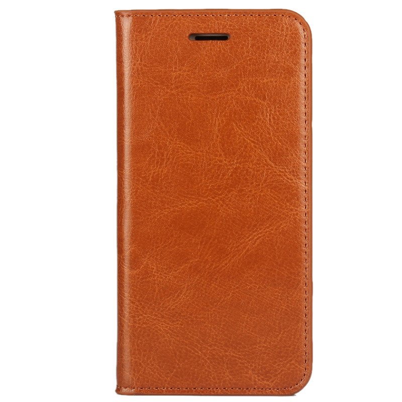 iCoverCase iPhone6/6s 疯马纹油边真皮防摔翻盖式手机套适用于苹果6/6s 4.7寸5.5寸
