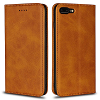 适用于iphone8plus手机套苹果7plus5.5寸保护套新款小牛纹皮套