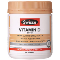 澳洲进口 假一赔十 Swisse Vitamin D 维生素D VD 帮助钙吸收 400粒/瓶