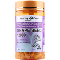 清仓 澳洲进口 假一赔十 Healthy Care 葡萄籽胶囊 300粒瓶装 保质期到21年10月 葡萄籽/原花青素