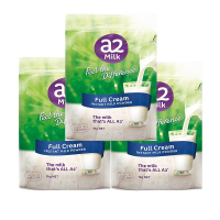 澳洲进口 3袋价 新鲜新版 a2 全脂 高钙 高蛋白 成人奶粉 牛奶粉 学生奶 含有容易吸收的酪蛋白 1000g袋装
