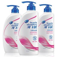 海飞丝去屑洗发露丝质柔滑型750ML三瓶装(头发护理 去屑洗发露 柔软顺滑 改善毛躁)