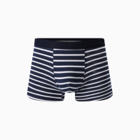 [9色可选]罗曼阿玛尼内裤男彩色条纹平角裤宽腰带纯棉贴身透气男士内裤高档底裤